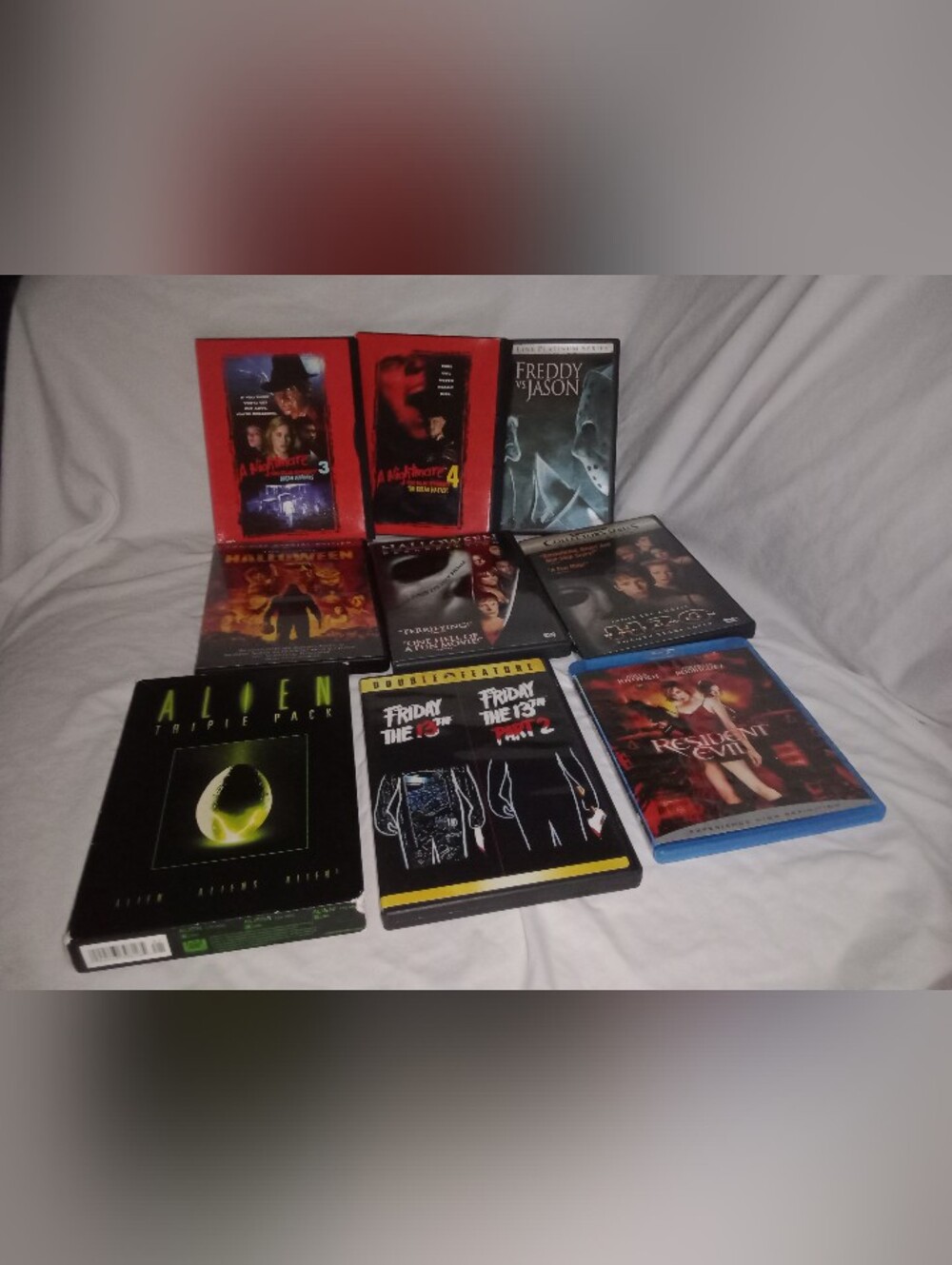 Halloween Scary DVD Movie Lot Nightmare On Elm St Alien(1,2,3)Set Friday 13th